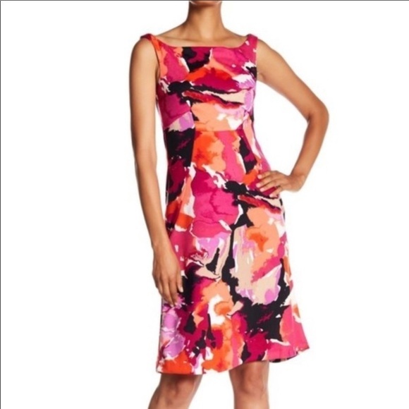 Trina Turk floral sleeveless Adler dress - Picture 1 of 6